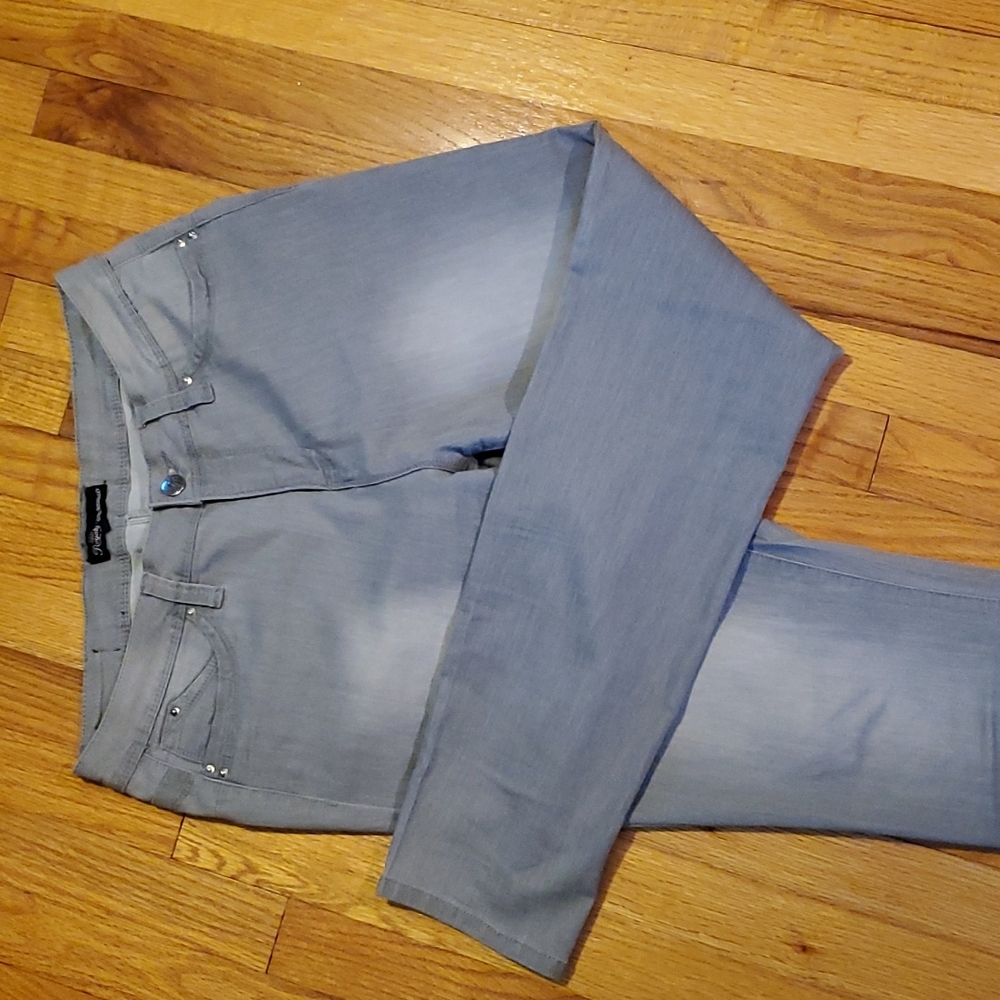 Gray Skinny Leg Jeans